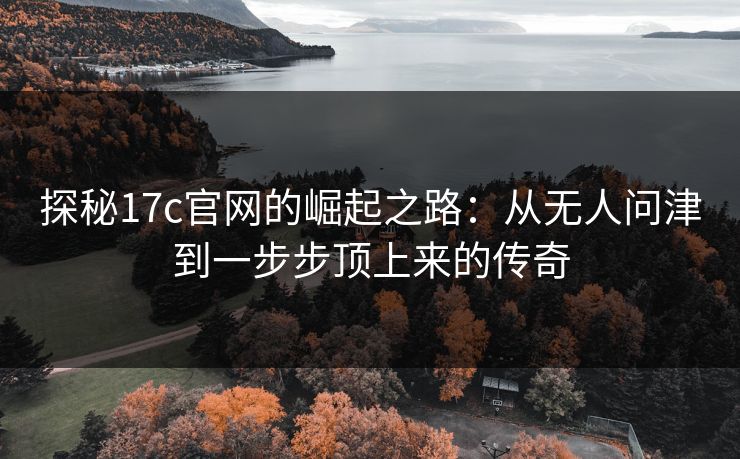探秘17c官网的崛起之路：从无人问津到一步步顶上来的传奇
