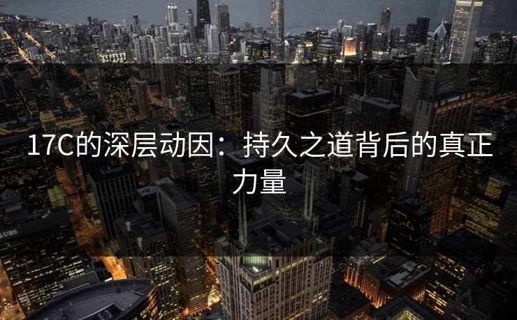 17C的深层动因：持久之道背后的真正力量